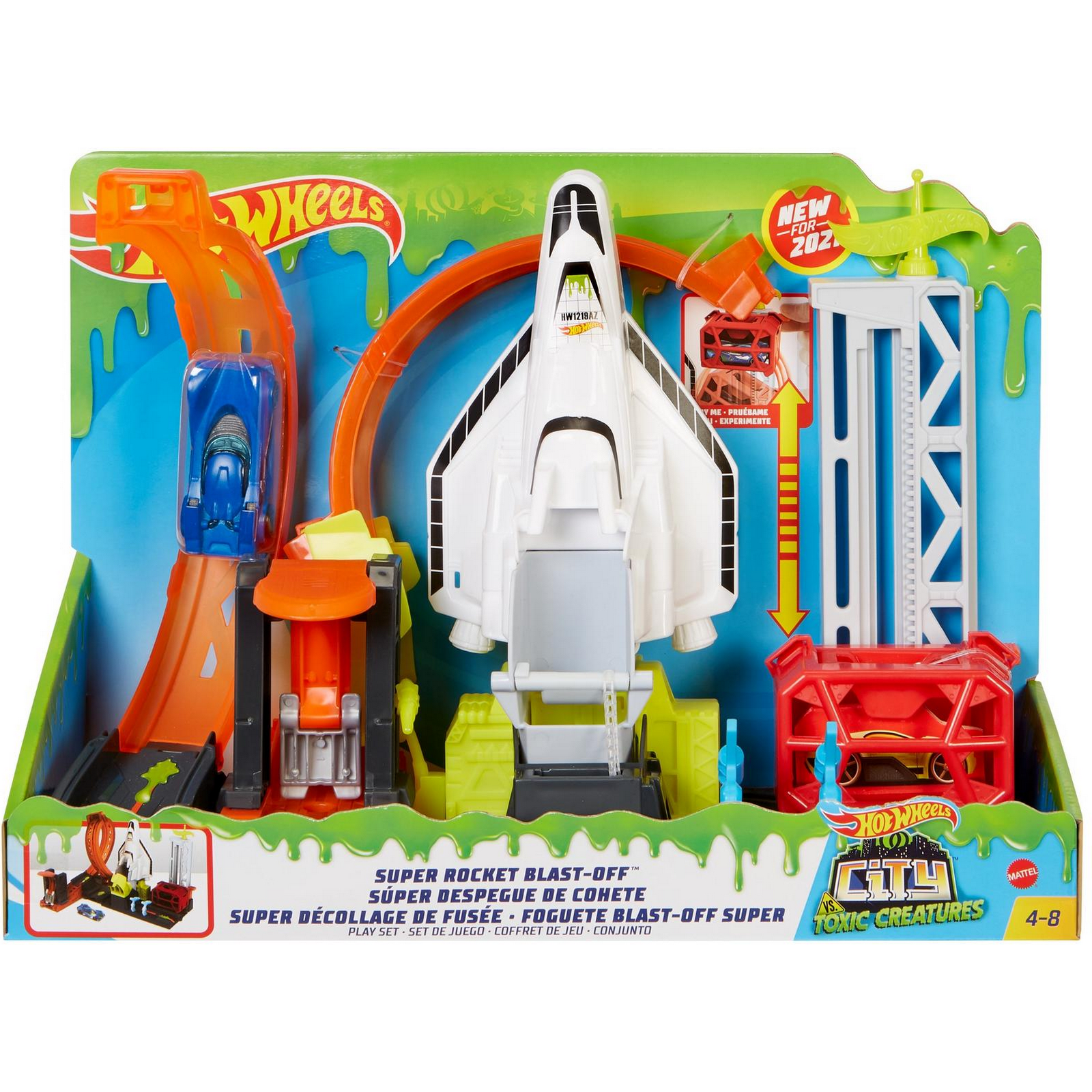 Трек Hot Wheels Запуск супер ракеты с пусковой установкой FNB15 - фото 2