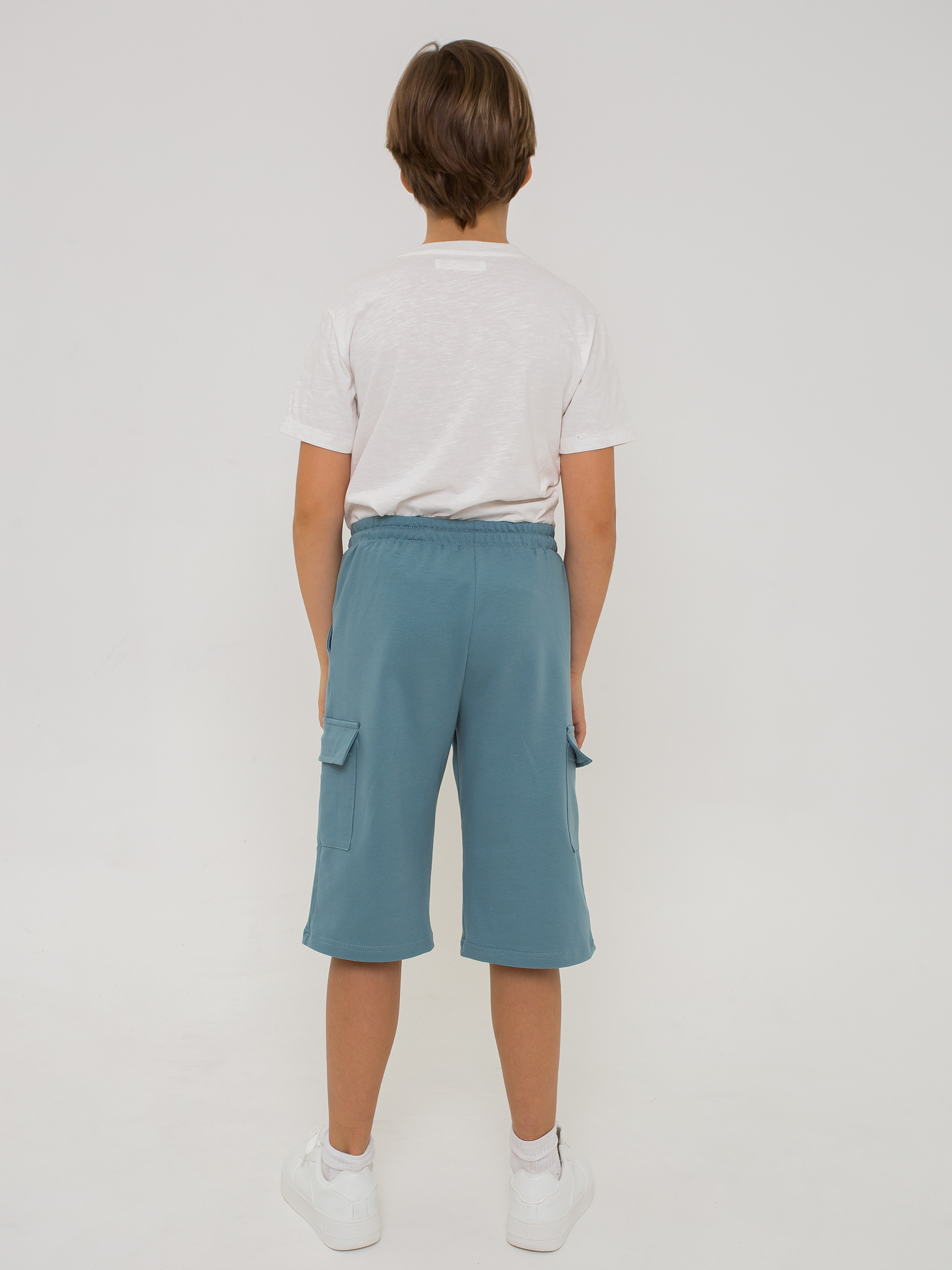 Бриджи Marishachildrenstyle БМ-137-серый - фото 7