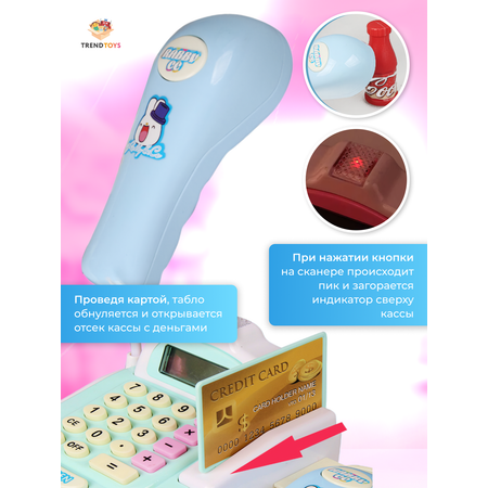 Игровой набор TrendToys касса, продукты