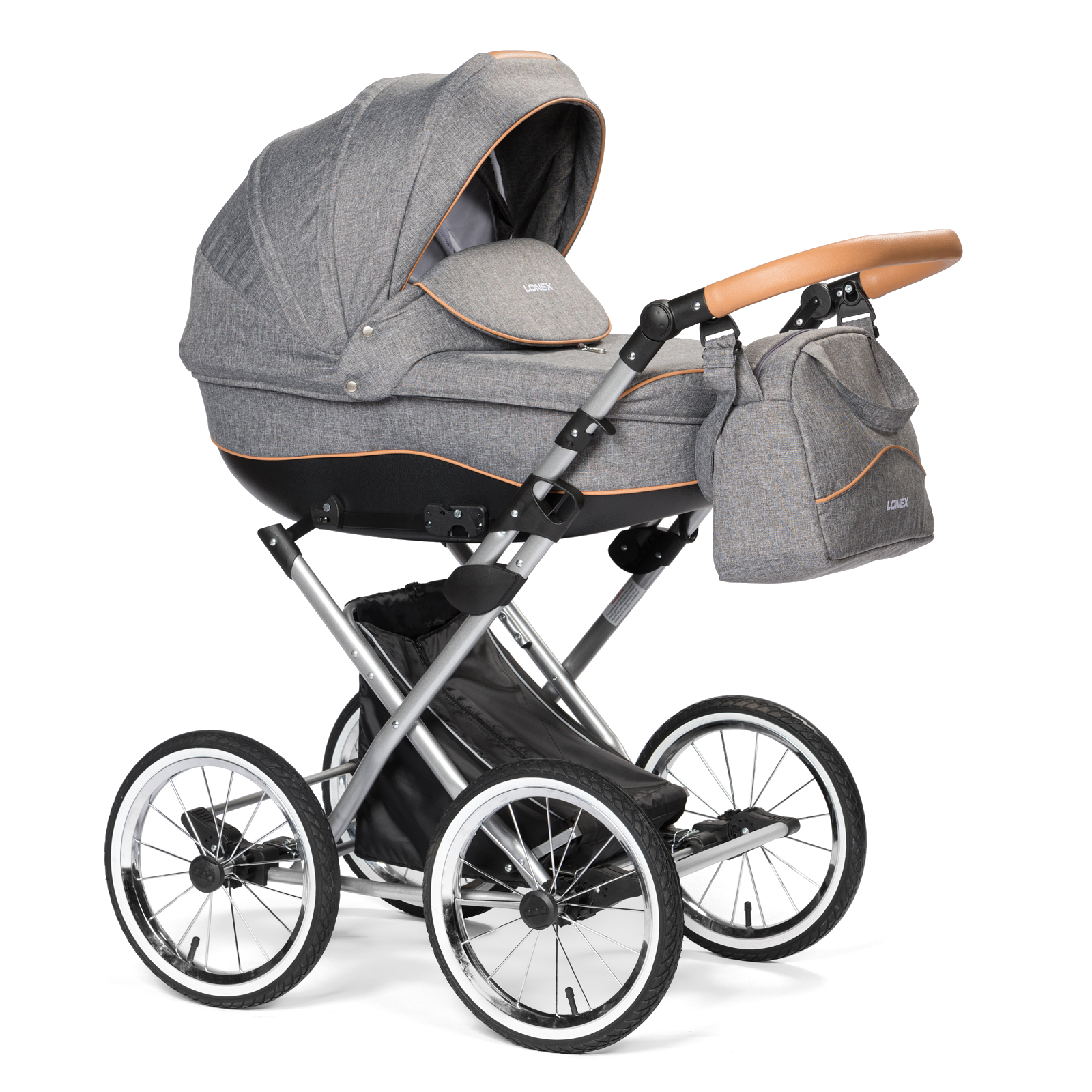 Коляска 2в1 LONEX Parrilla Gray - фото 1