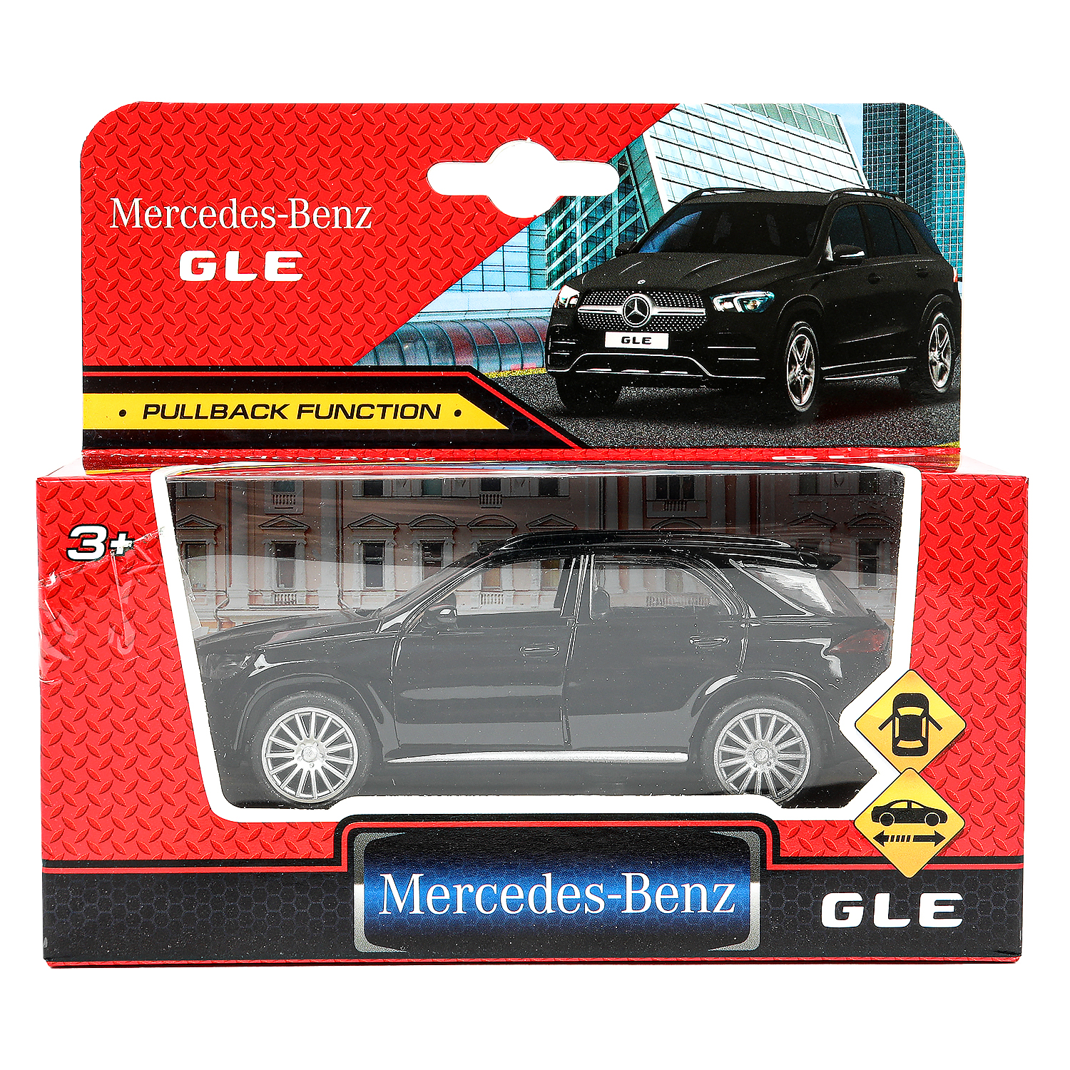 Автомобиль Технопарк Mercedes Mercedes Benz черный 386352 - фото 2