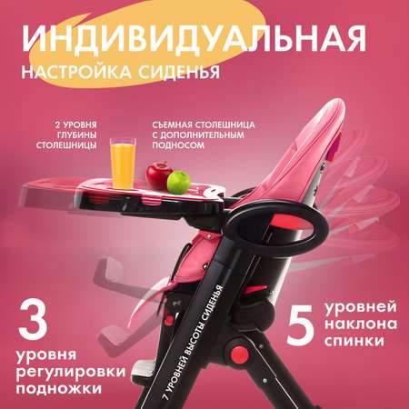 Стульчик для кормления Nuovita Futuro Nero Cremisi классический