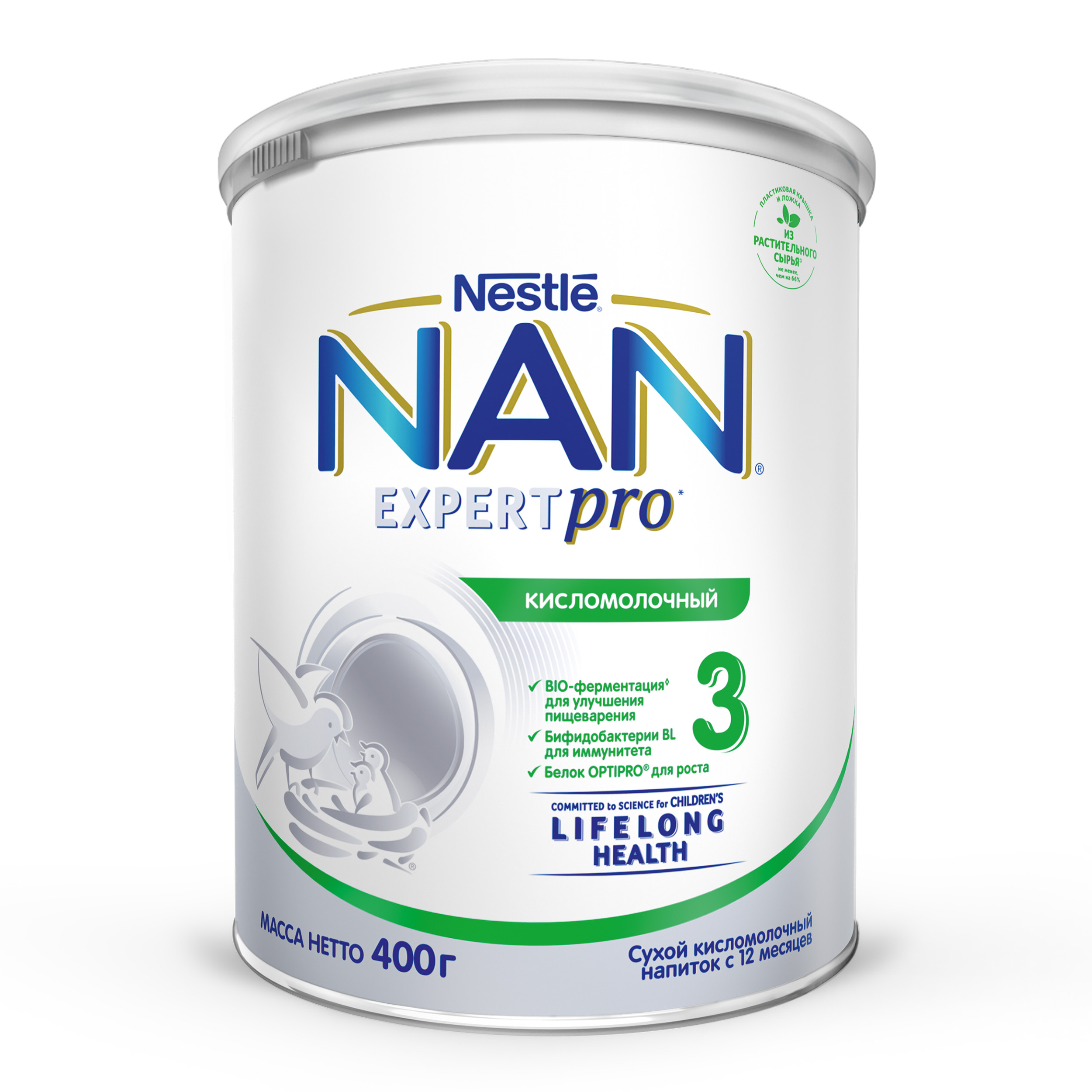 Молочко NAN 3 кисломолочный 400г с 12месяцев - фото 2