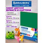 Цветной картон Brauberg 32 лист.