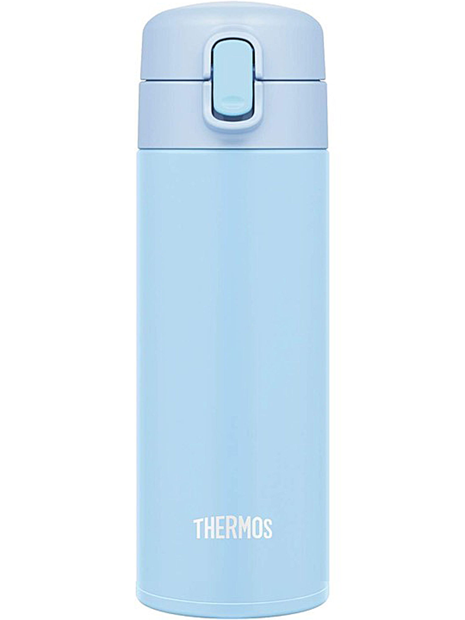 Термокружка для чая 350 мл с трубочкой THERMOS FJM-350 голубая – нержавеющая сталь герметичная тепло/холод 6/6 часов - фото 7