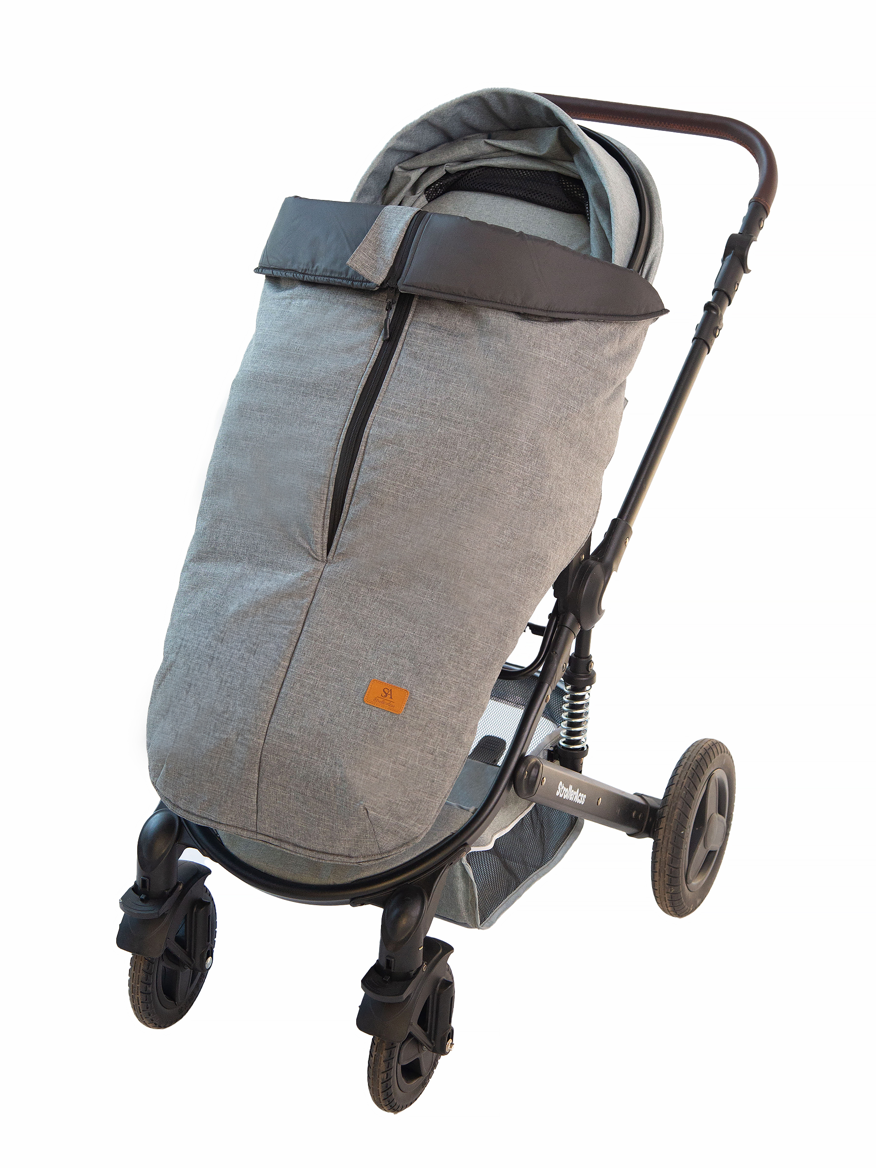 Чехол для ножек StrollerAcss SA/XL_Накидка_серый - фото 7