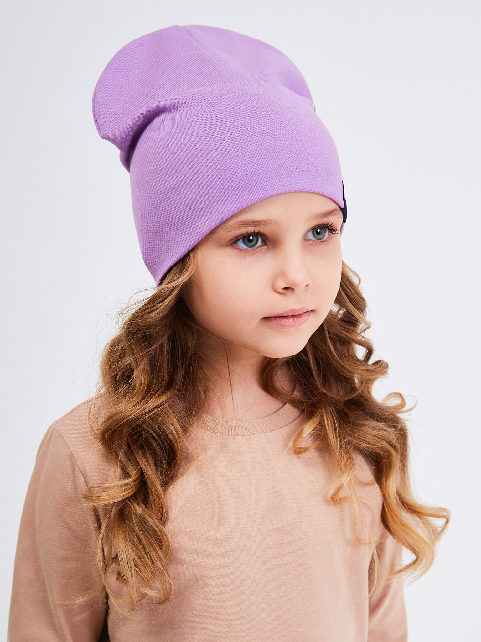 Шапка NYCkids NYC-H-067-plainG-purple - фото 9