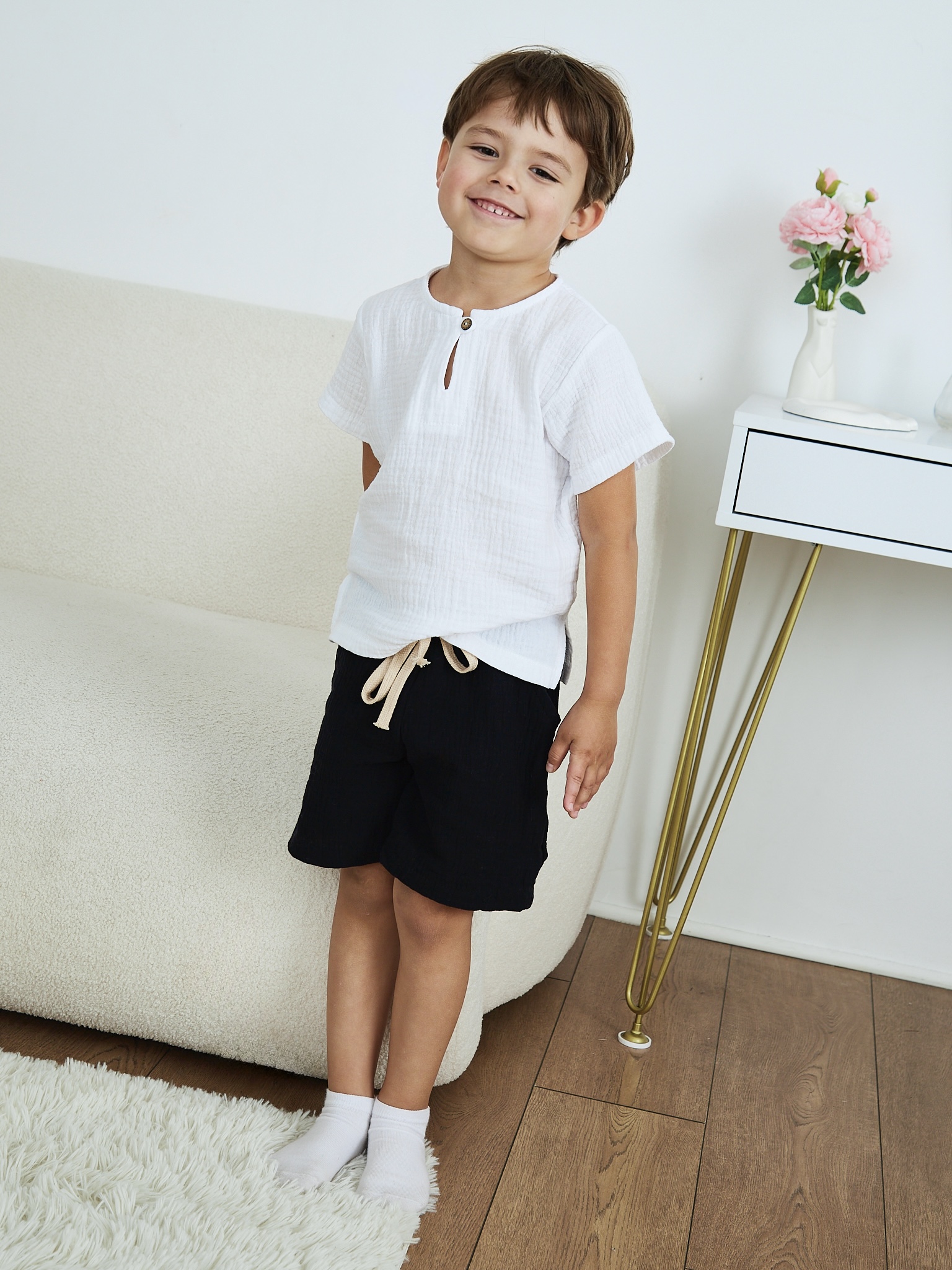 Шорты MOUN Шорты_муслин_черный - фото 19