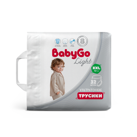 Трусики BabyGo ультратонкие 6 (16) 32 шт.