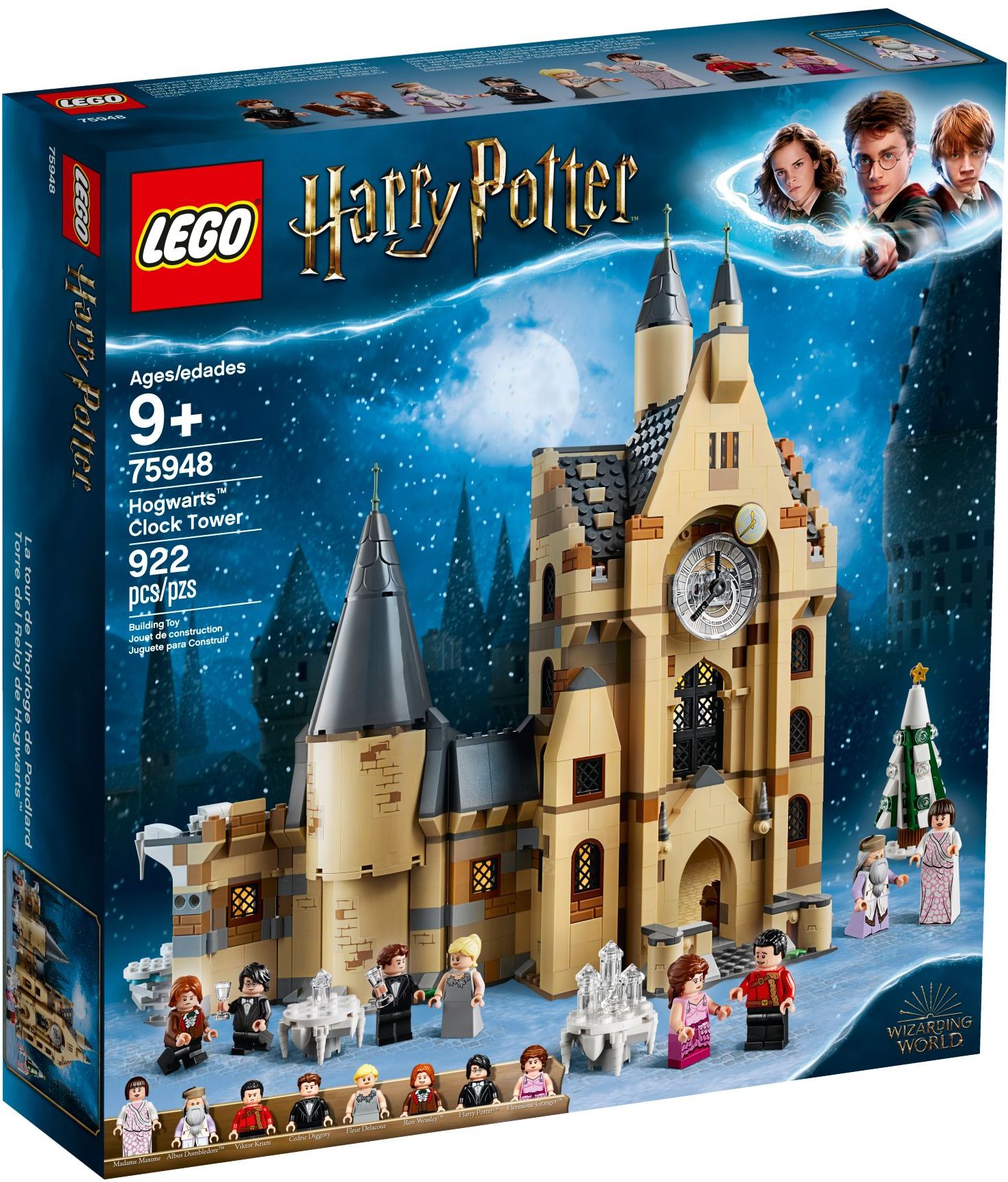 Изображение товара Конструктор LEGO Harry Potter Часовая башня Хогвартса 75948 922 детали Изображение товара Конструктор LEGO Harry Potter Часовая башня Хогвартса 75948 922 детали
