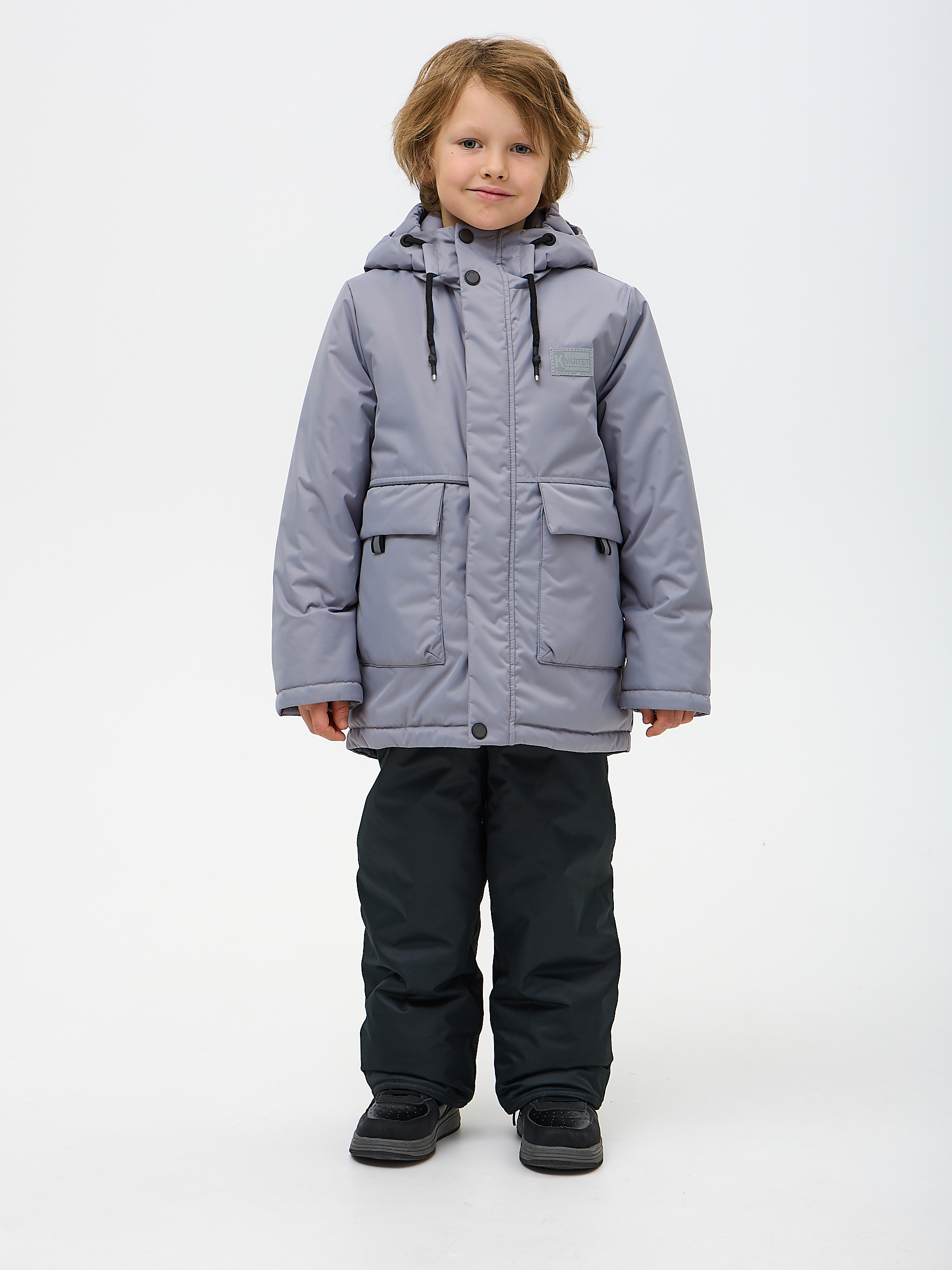 Куртка и полукомбинезон Kvartet 754 серый - фото 2