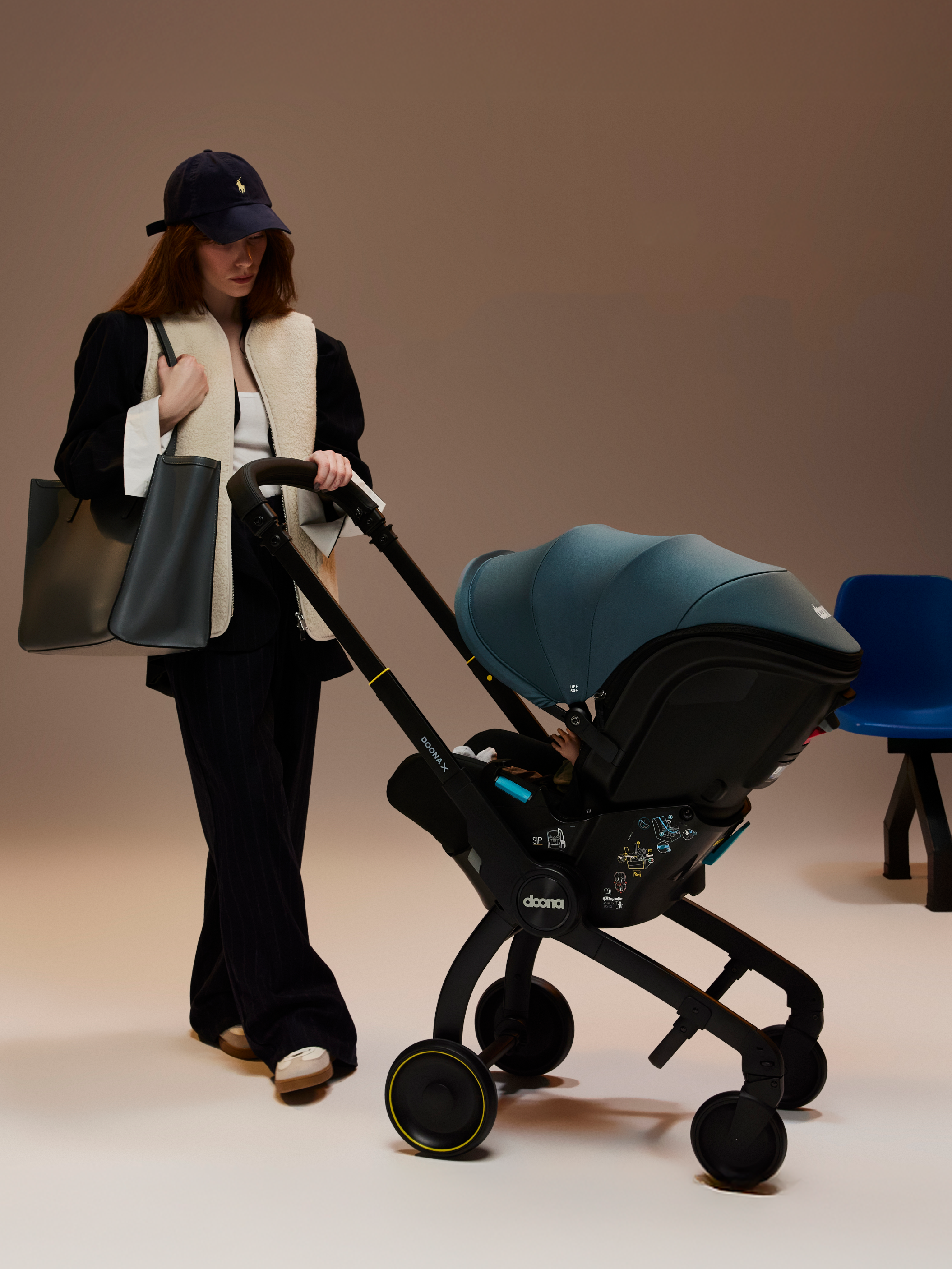 Автокресло Doona X Ocean Blue Isofix 0 (0 -13 кг) синий - фото 20