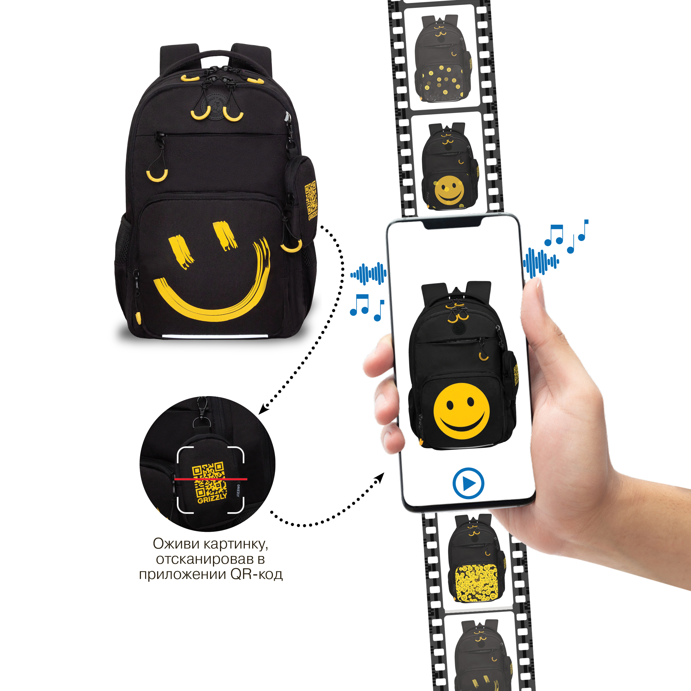 Рюкзак Grizzly для мальчика - фото 5