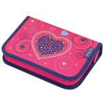 Пенал книжка Herlitz Pink Hearts