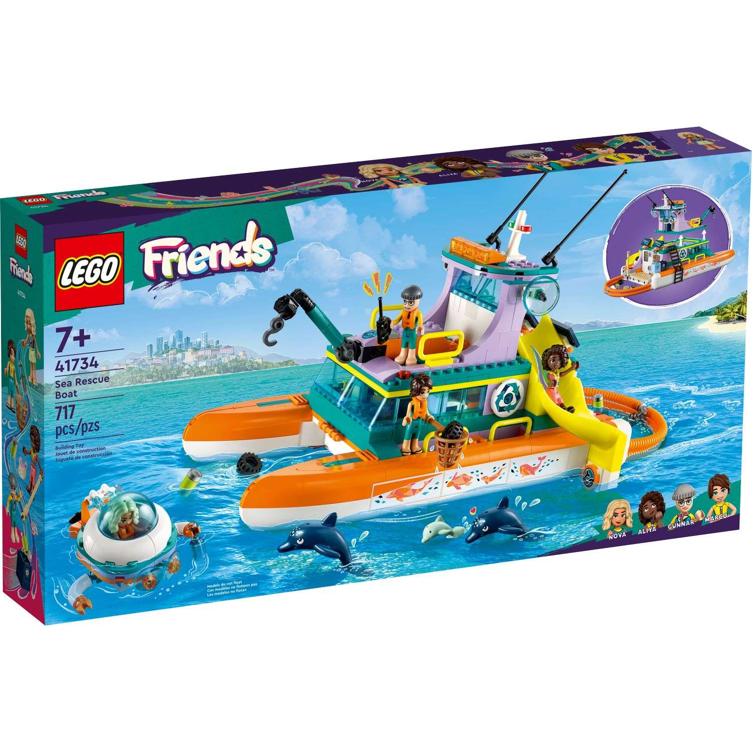 Конструктор LEGO Friends Sea Rescue Boat 717 дет. - фото 9