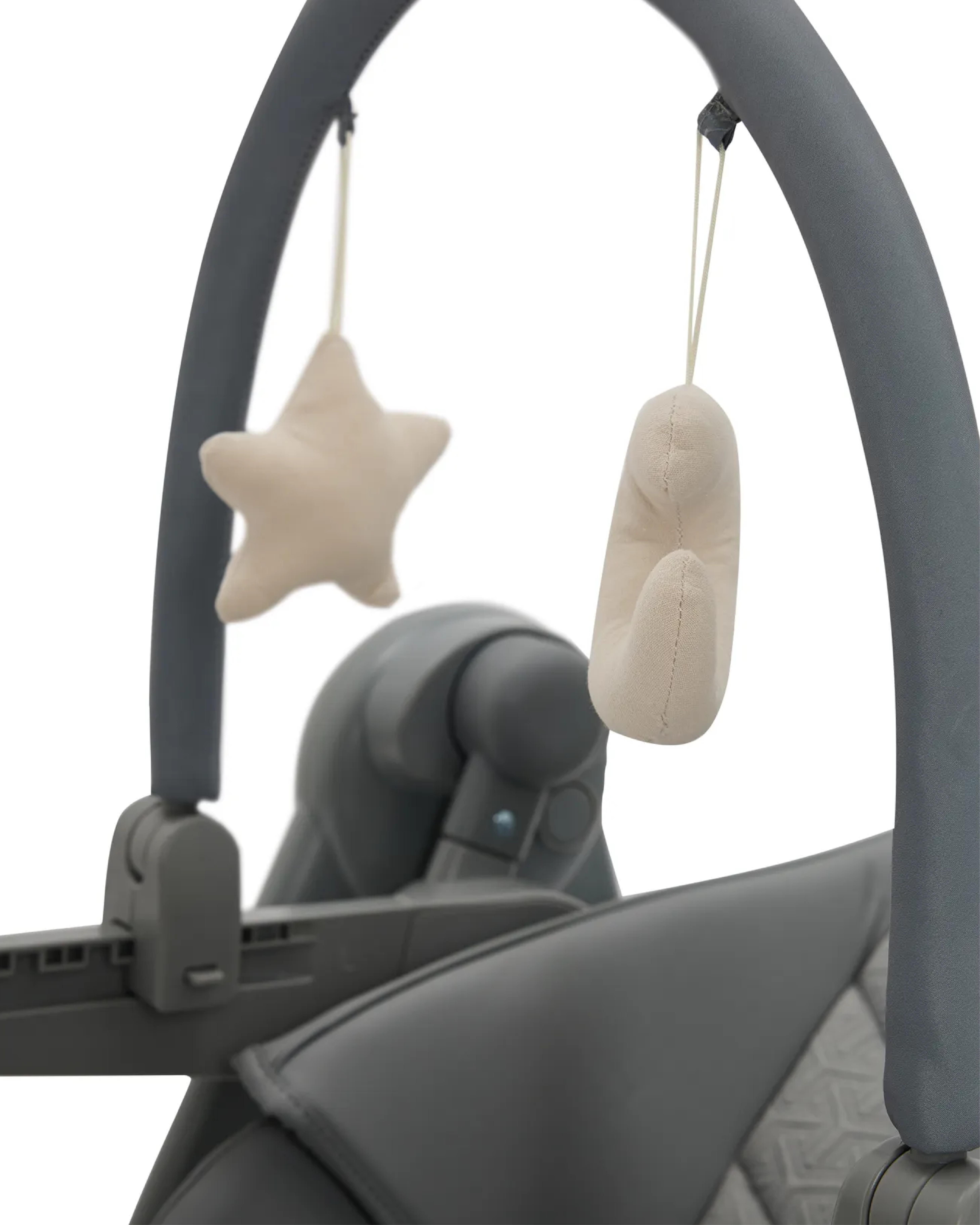 Стульчик для кормления BabyGo Huggi grey серый - фото 11