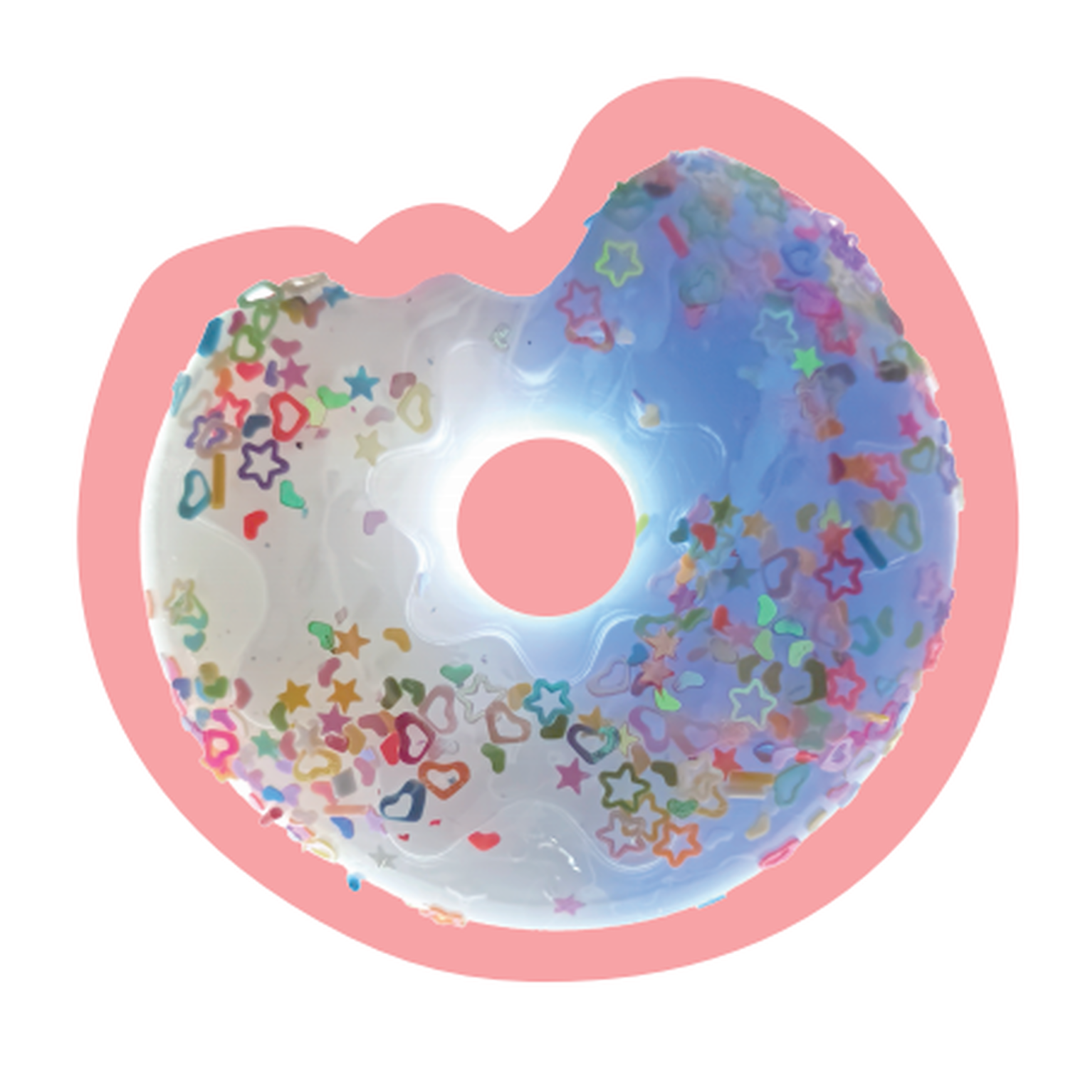 Игрушка-антистресс ё сквиш Пончик с шариками в ассортименте - фото 1