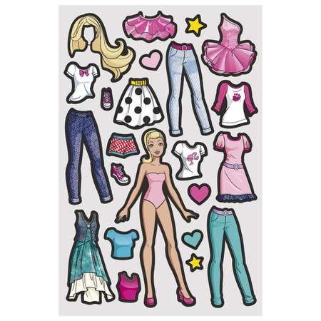 Наклейки Barbie