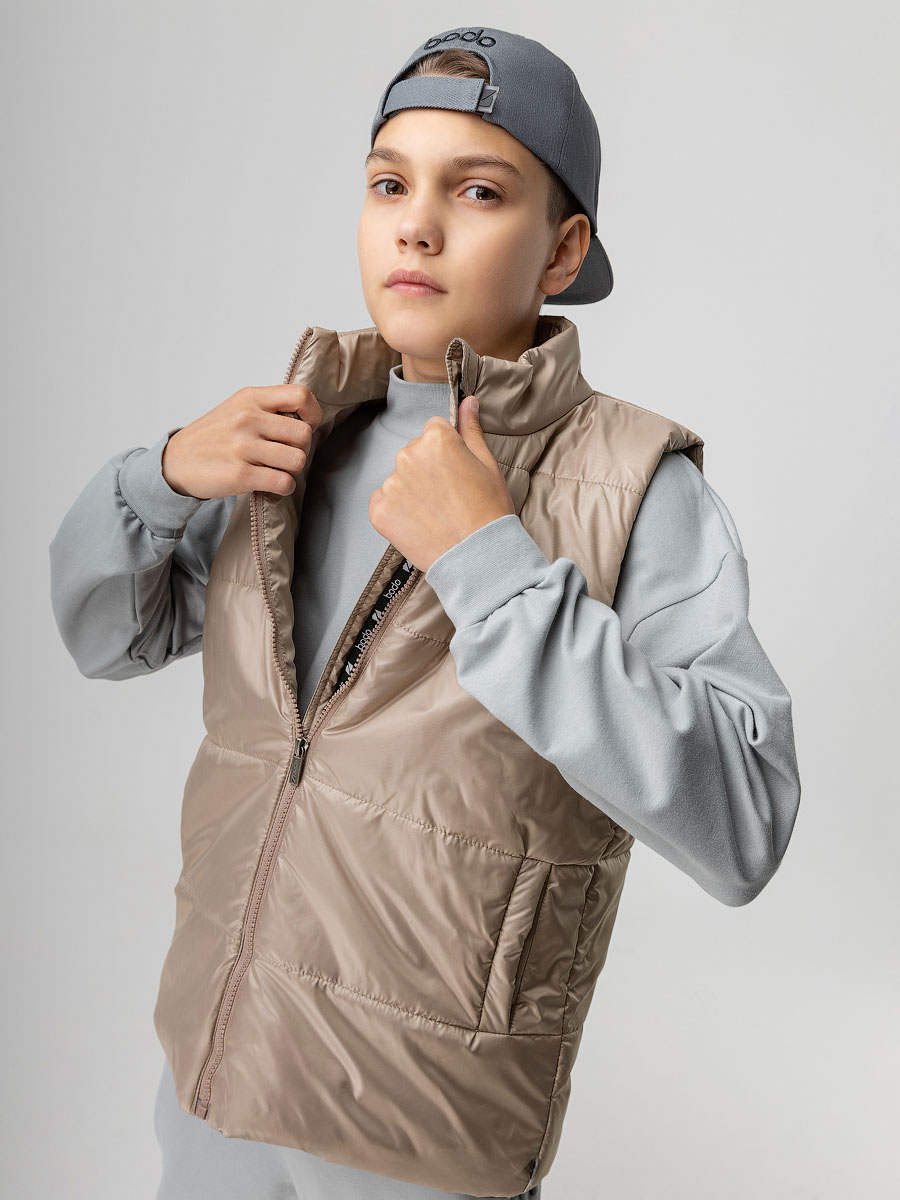 Жилет Bodo 41-10U_темно-бежевый - фото 1