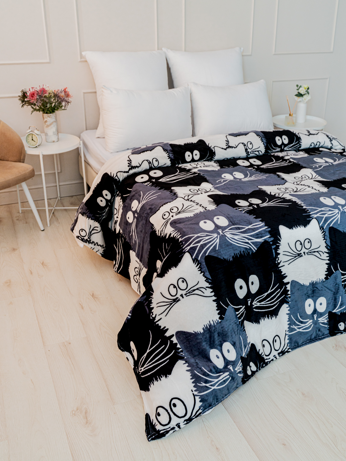 Плед PAVLine Аэро Софт Коты компания 200 x 220 см - фото 3