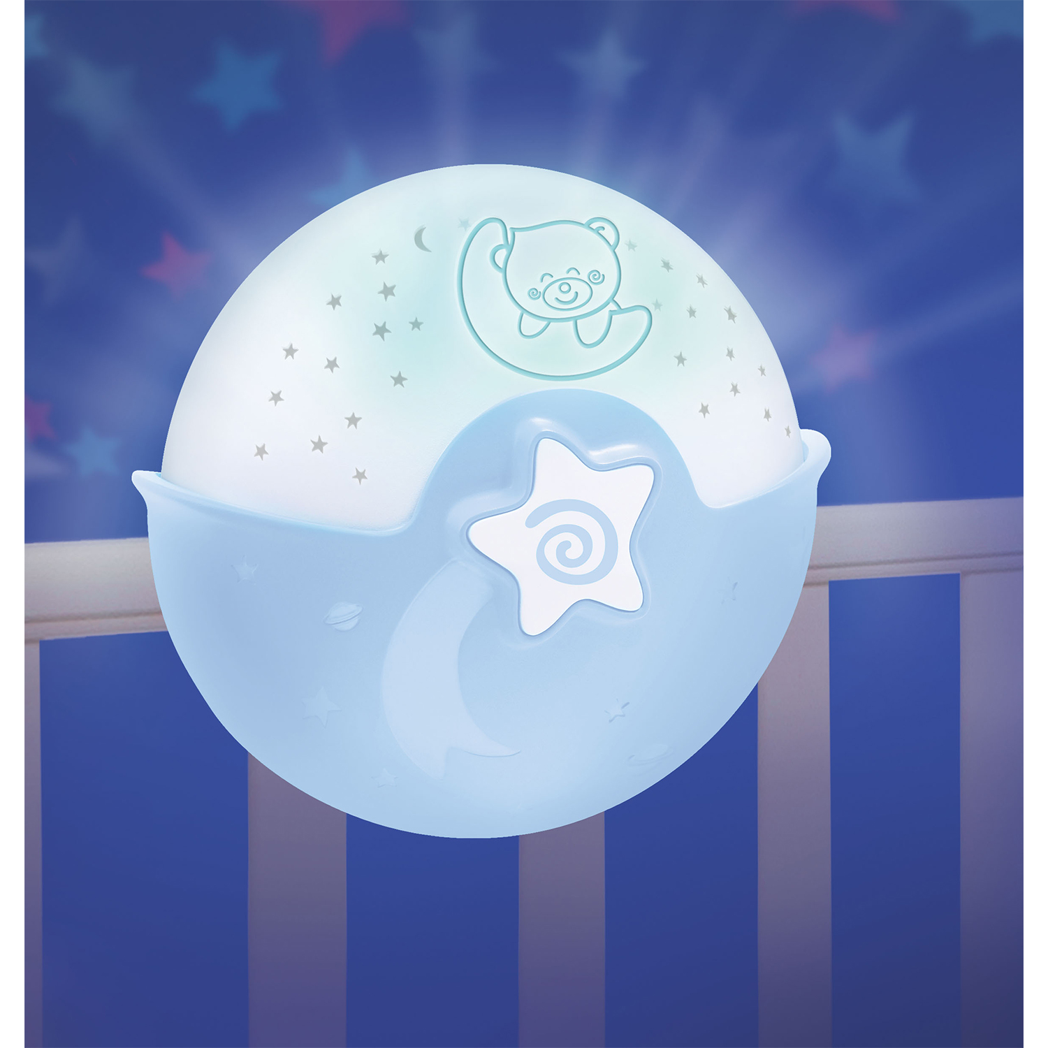 Игрушка ночник, проектор INFANTINO Ночник-проектор голубой - фото 4