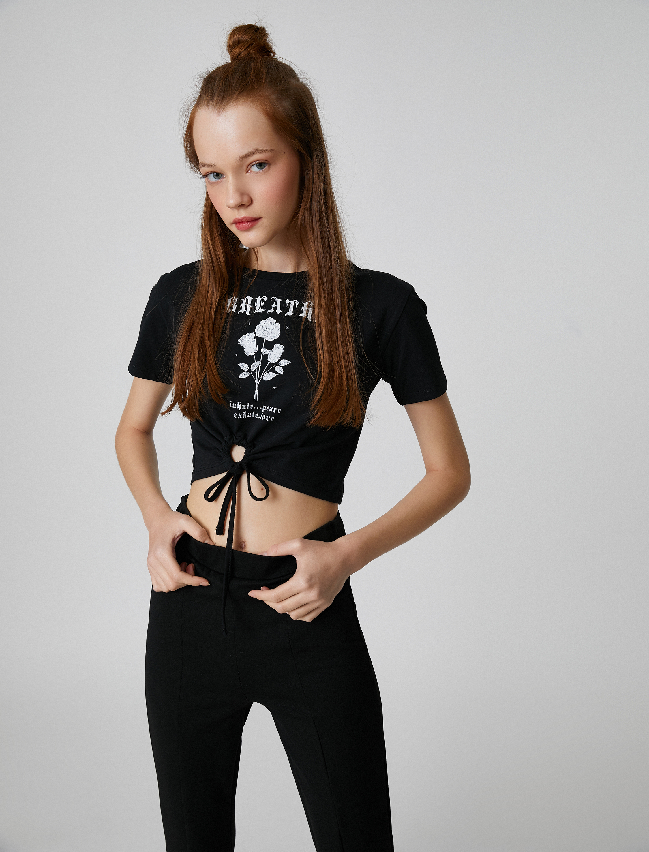 Футболка KOTON 3SAL10278IK999 - фото 1
