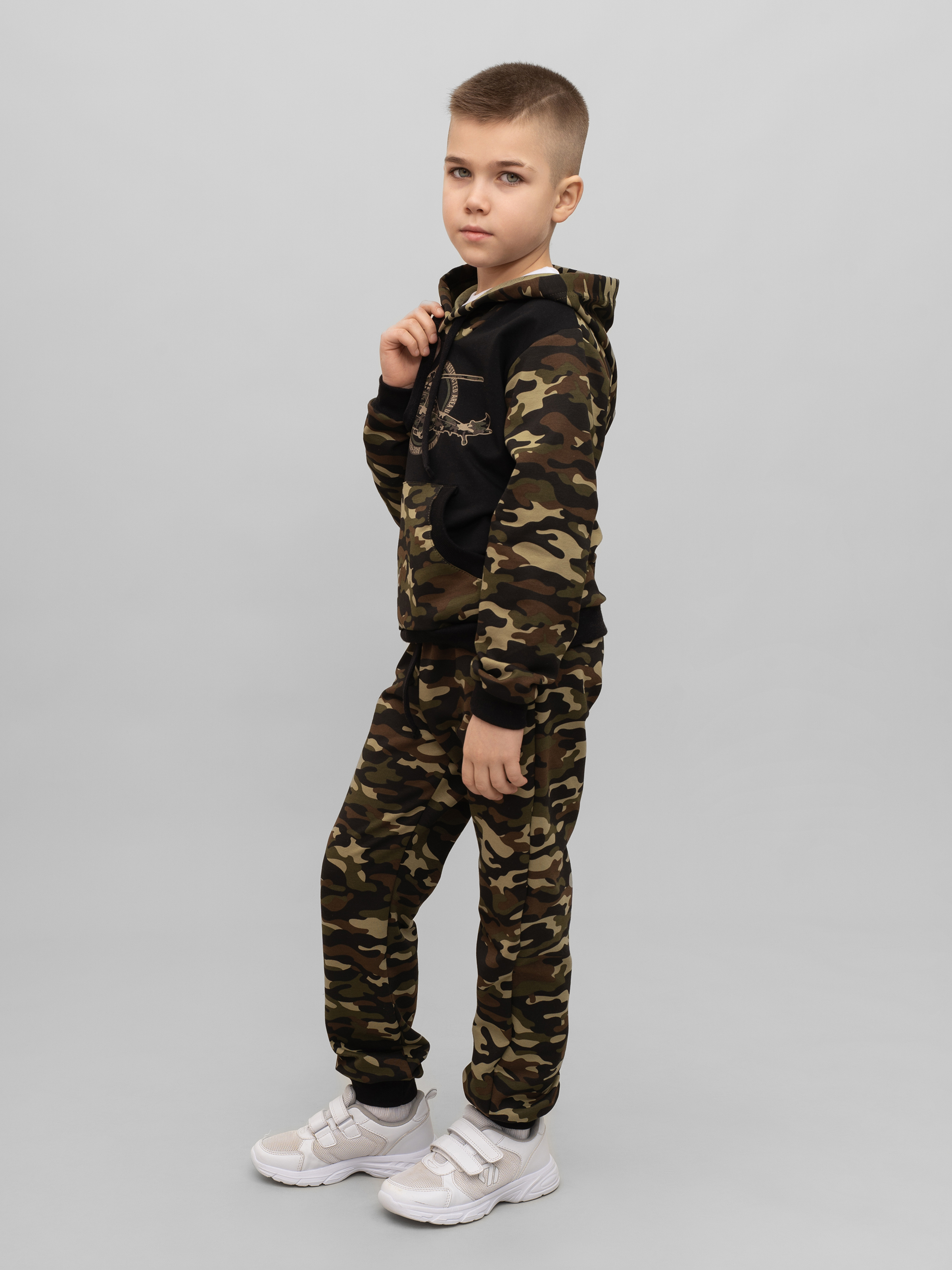 Худи и брюки Утенок 747 хаки экспедиция - фото 11