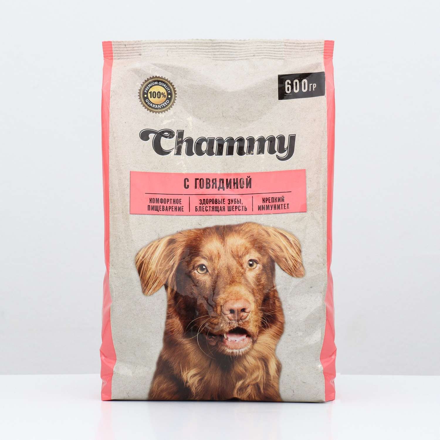 Корм сухой для собак мелких пород Chammy с говядиной 0.6кг - фото 1