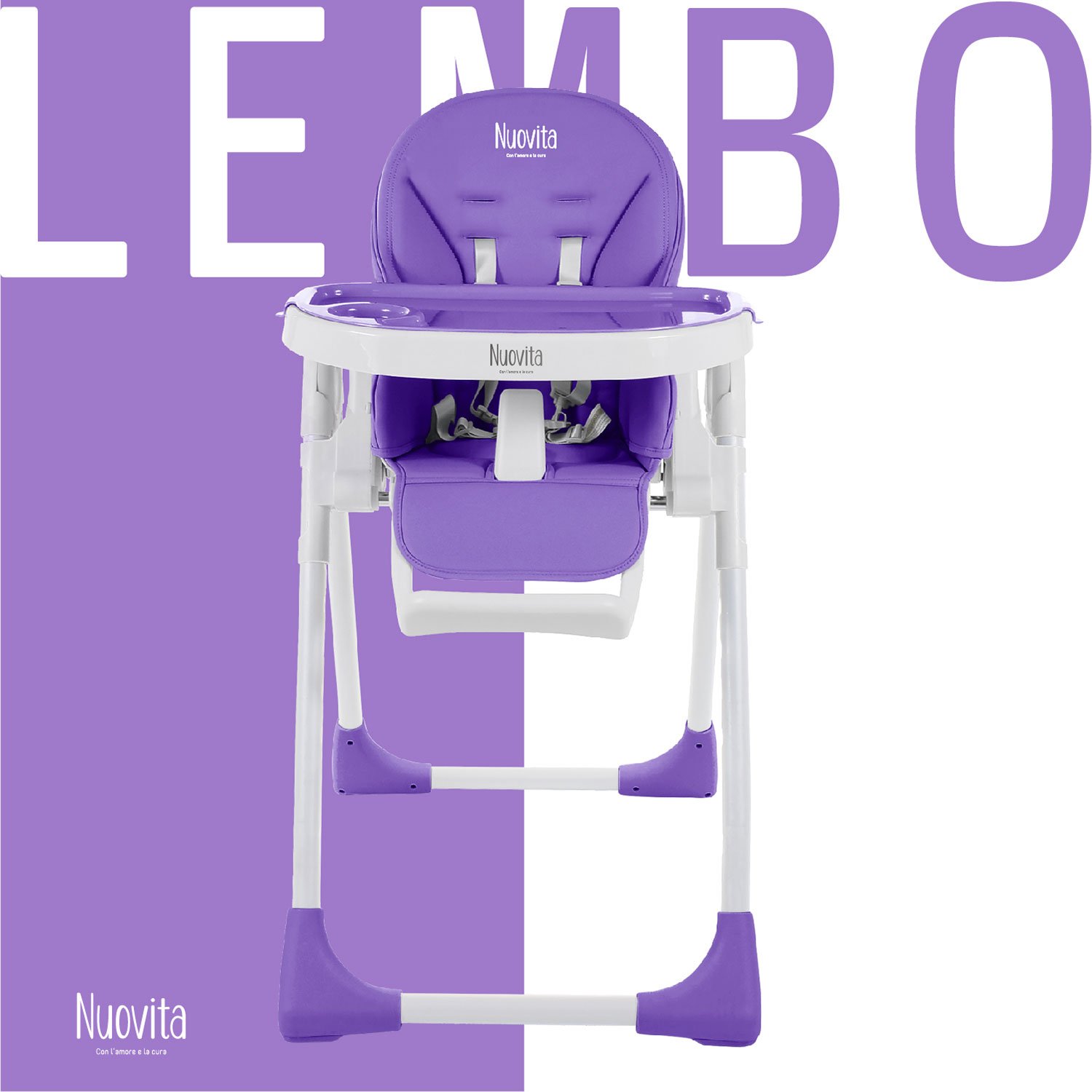 Стульчик для кормления Nuovita Lembo фиолетовый - фото 2