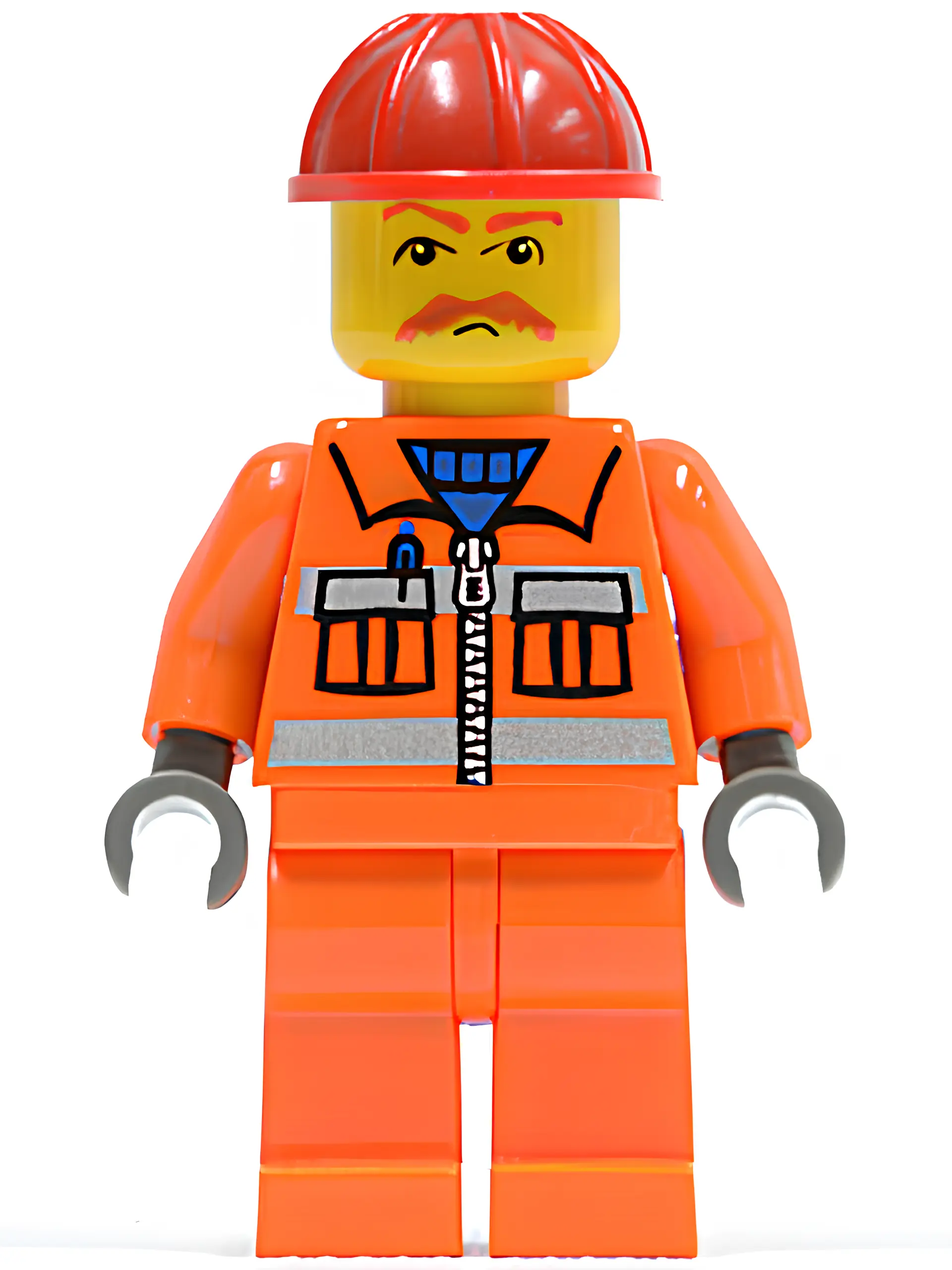 Фигурка LEGO Orange Vest with - фото 1