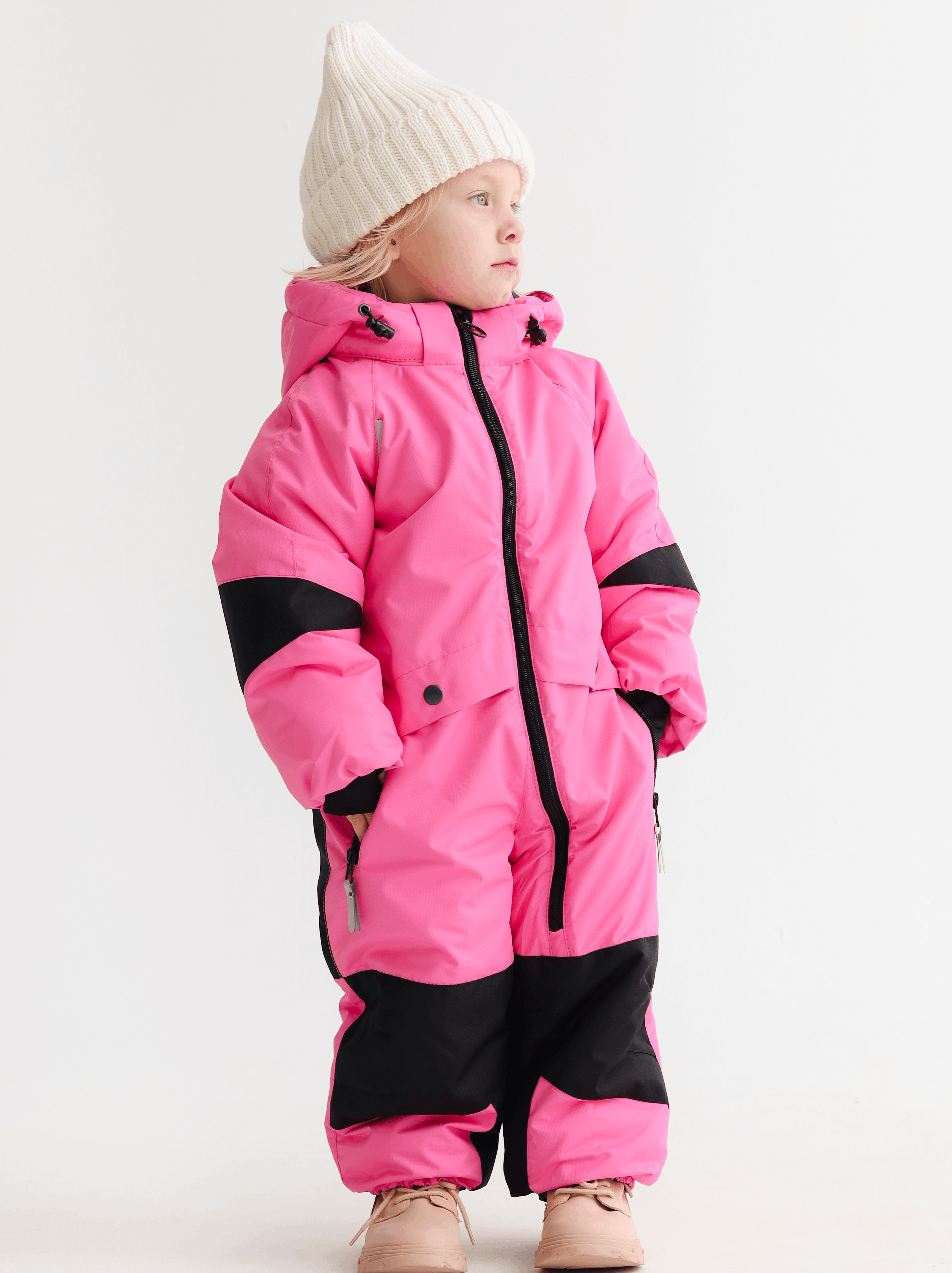 Комбинезон MINIDINO MDW1-OW006/0Комбинезон зимний Super фламинго - фото 1