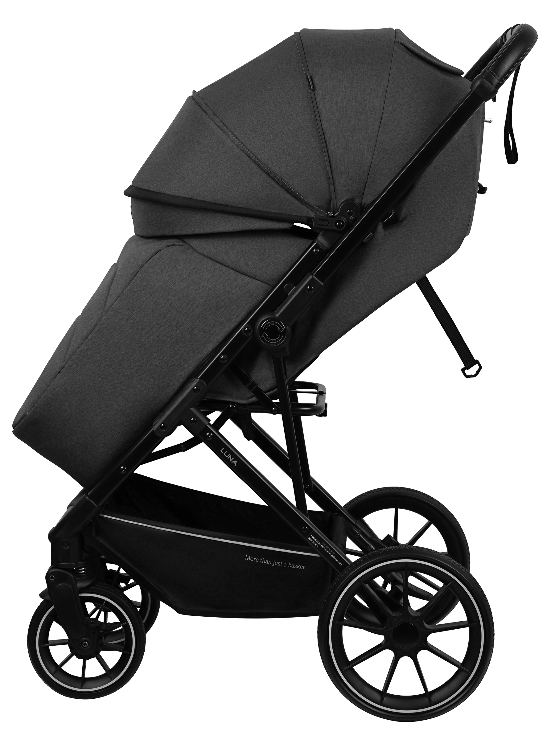 Коляска прогулочная JOVOLA LUNA серый - фото 6