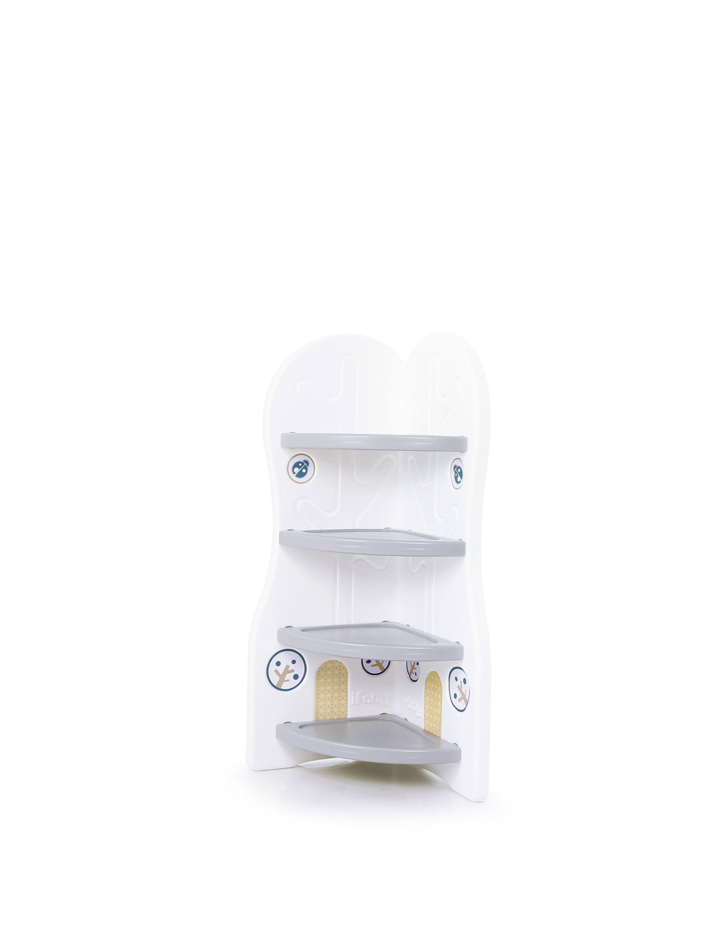 Стеллаж для игрушек угловой Ifam DesignToy-3 Серый IF-047-DO3-G - фото 3