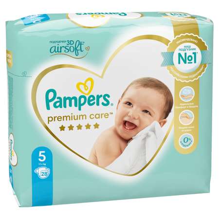 Подгузники Pampers Premium Care 5 (11+ кг) 28 шт.