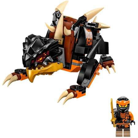 Конструктор LEGO NINJAGO Земляной дракон Коула Ниндзяго блочный