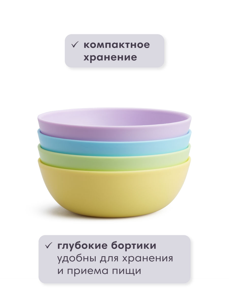 Тарелка Munchkin 4 шт. - фото 2