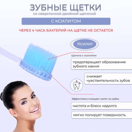 Зубная щетка классическая DENTAL CARE 4 шт.