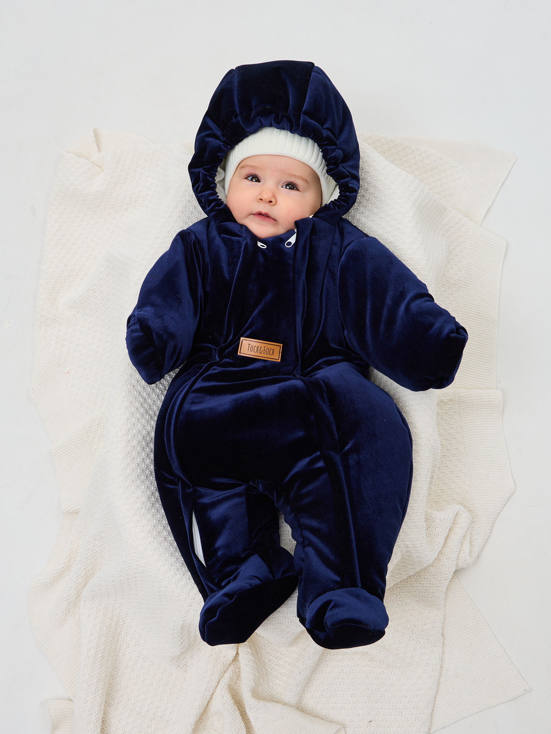 Конверт на выписку ТОСЯ БОСЯ Смокинг синий - фото 21