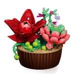 Конструктор SLUBAN Красные суккуленты