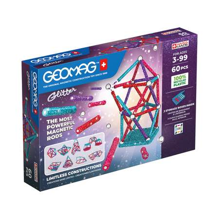 Конструктор Geomag магнитный 60 дет.