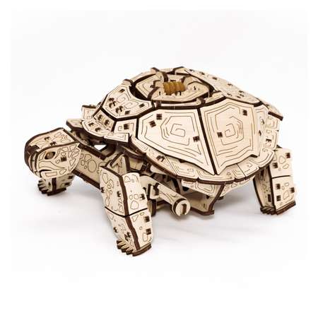 Конструктор Eco Wood Art Механическая черепаха деревянный