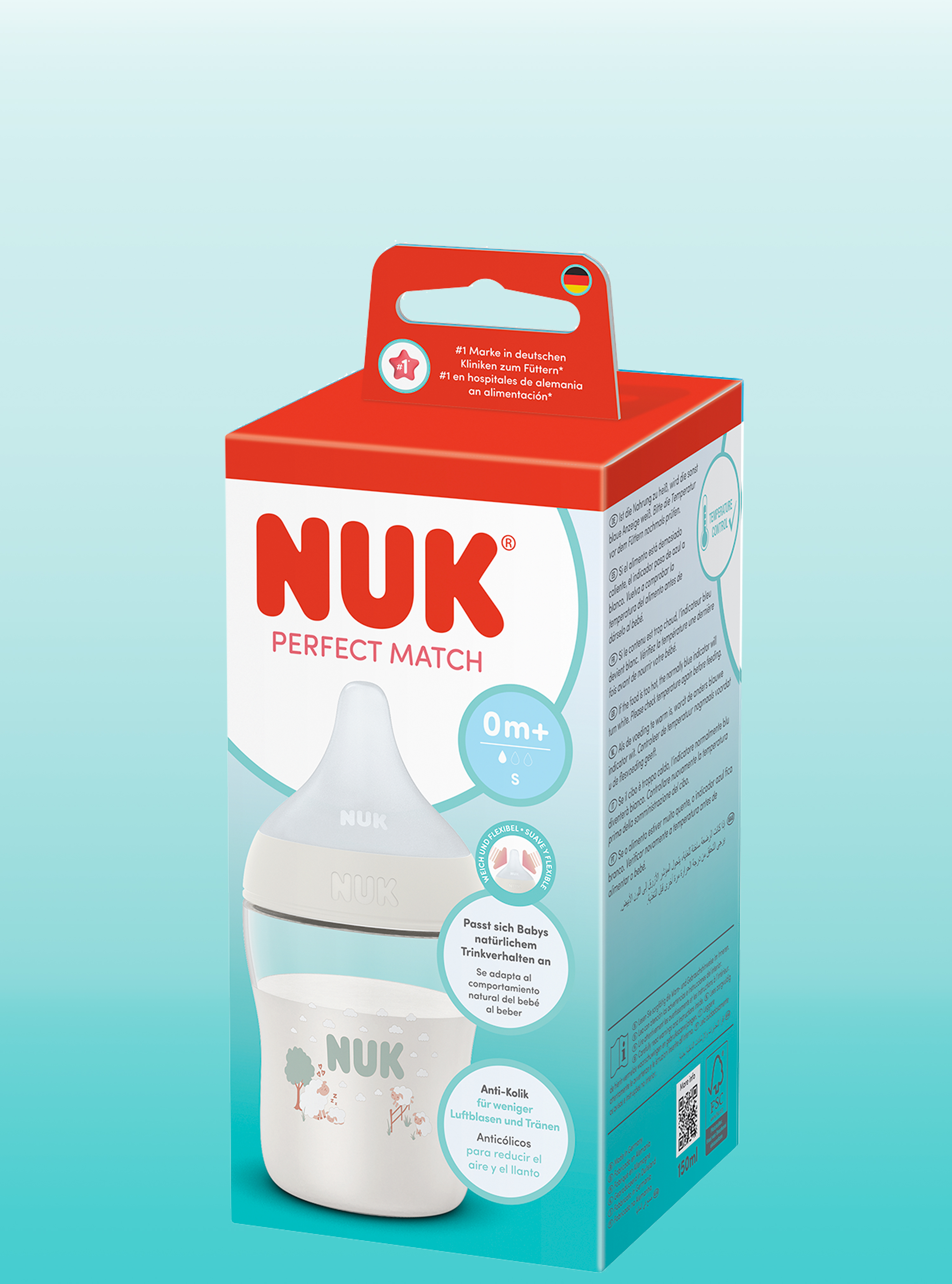 Бутылочка Nuk 150 мл 1 шт. - фото 2