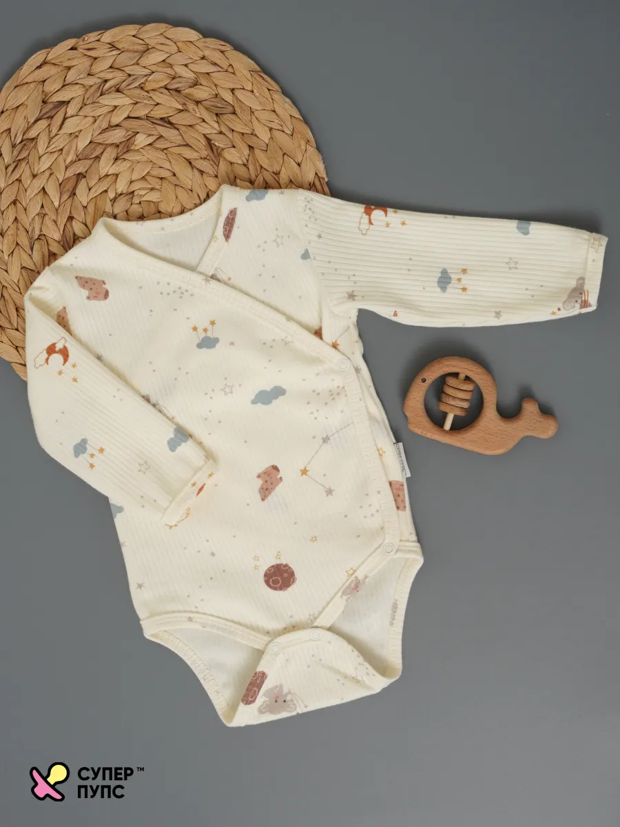 Боди 3 шт Супер Пупс нбр/3пр/бд/зап/таупкапибары - фото 20