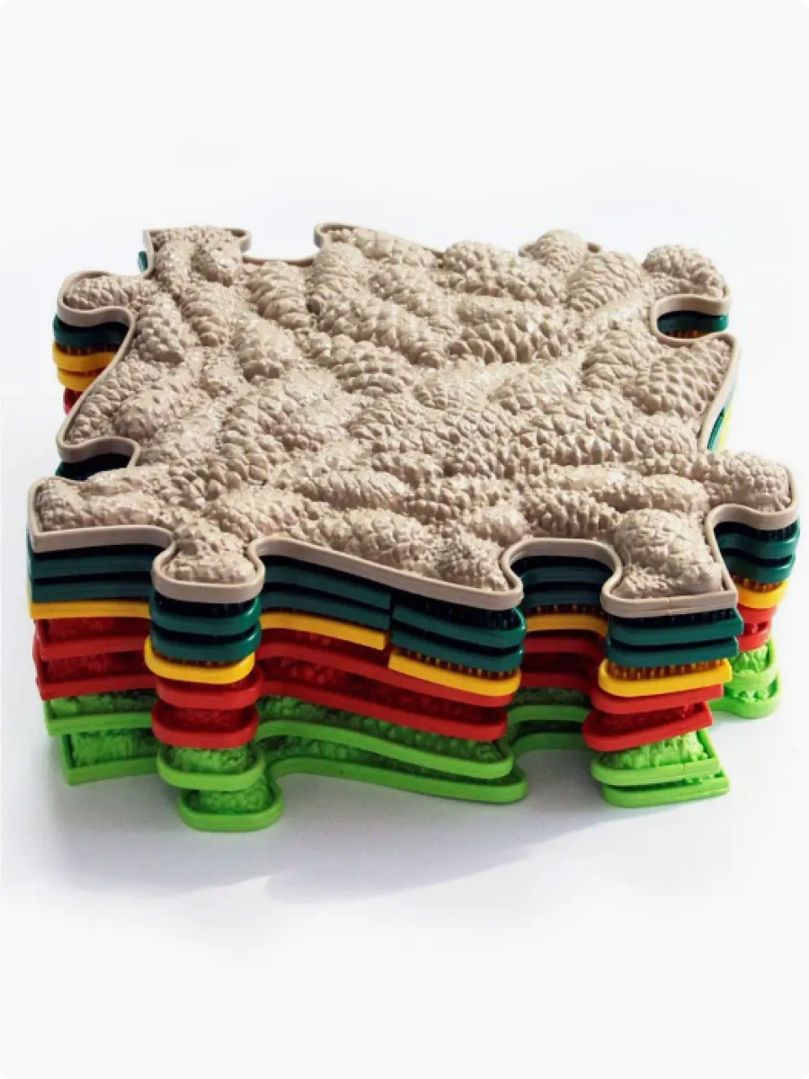 Массажный детский коврик Играпол Набор Тропинка - фото 4