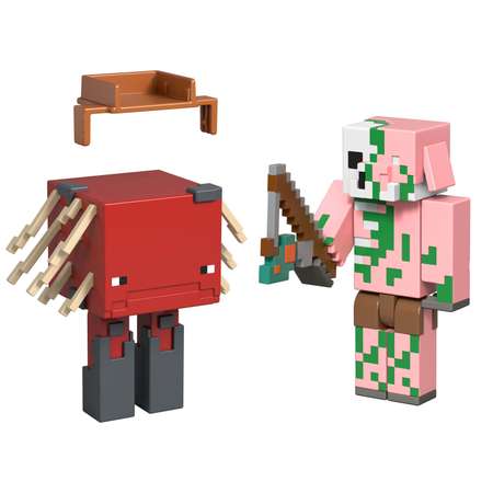 Игровой набор Minecraft Пиглин и Страйдер