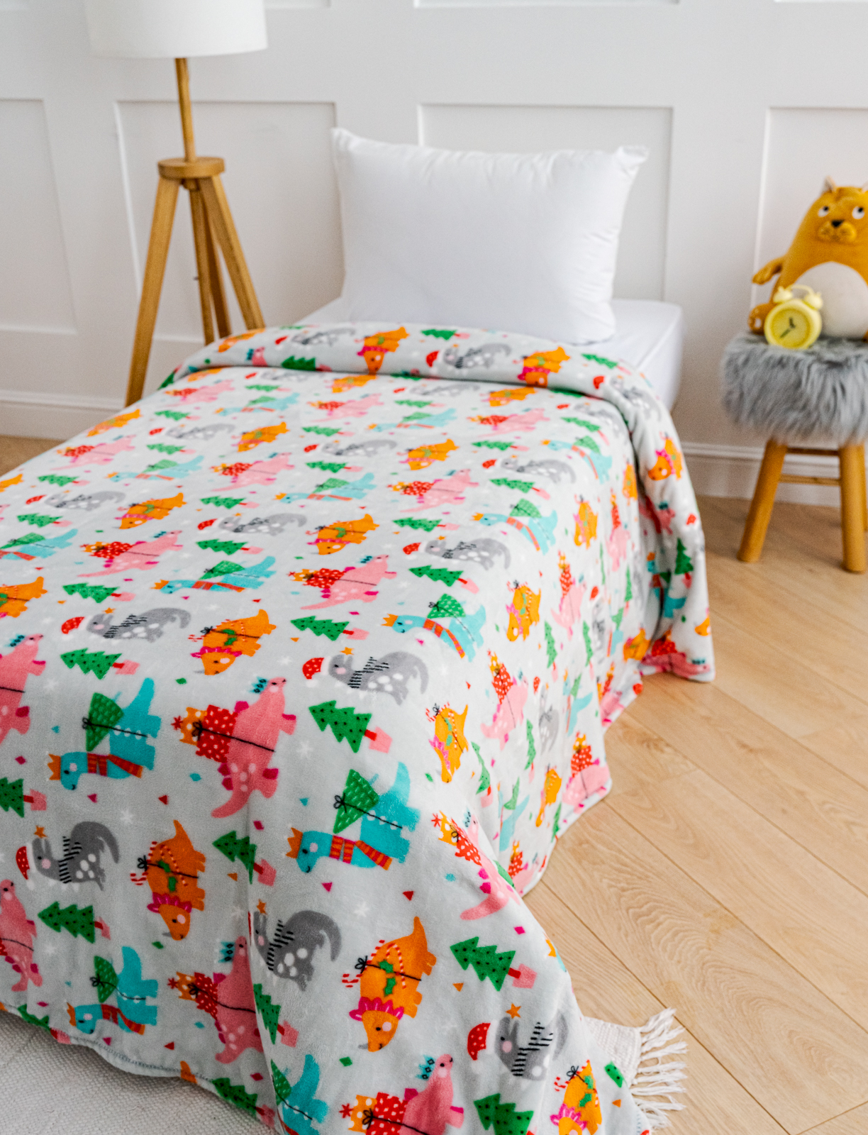 Плед Павлинка Аэро Софт Динозаврики 100 x 150 см велсофт - фото 10