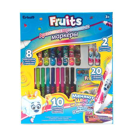 Набор для рисования Erhaft Fruits 21 шт.