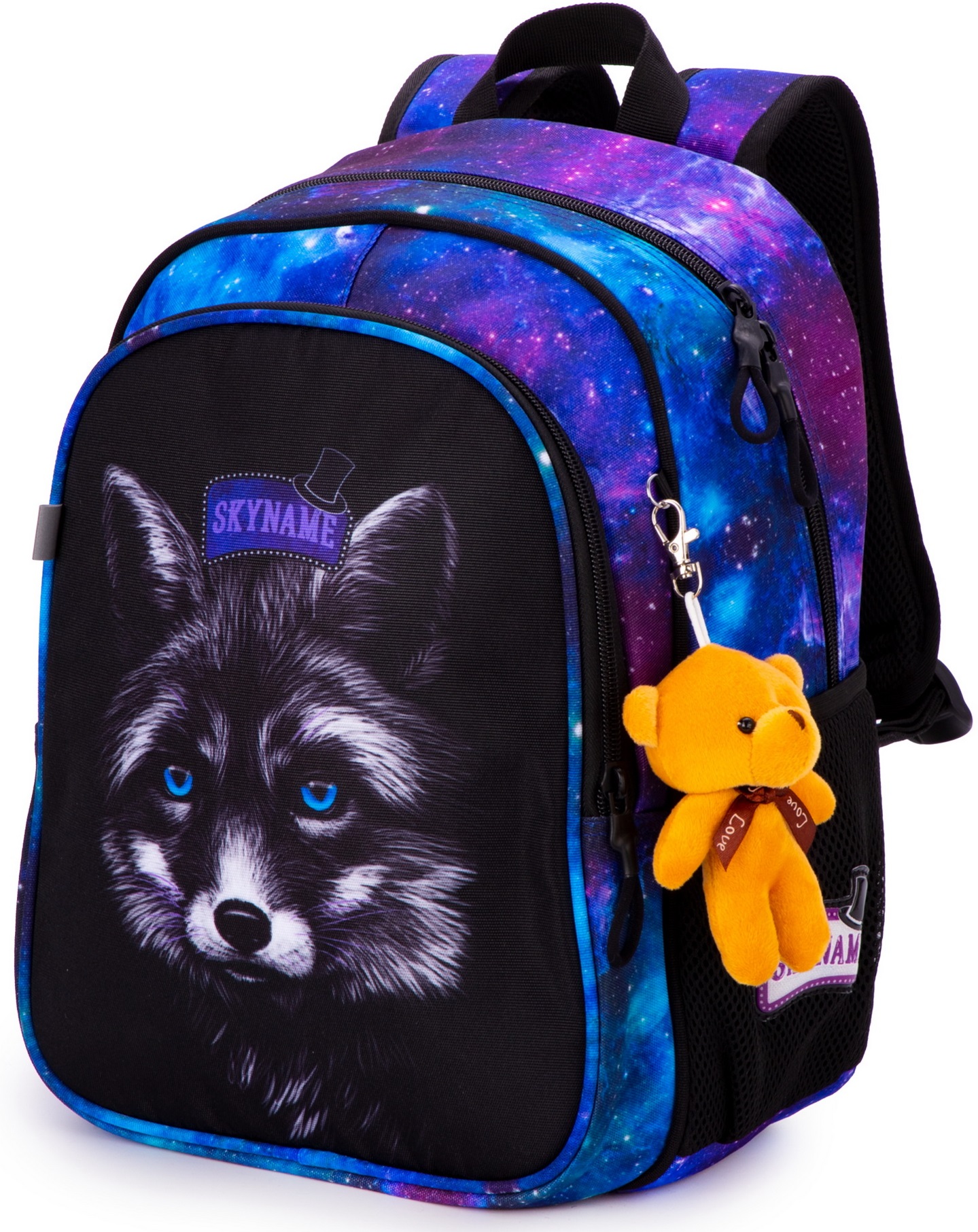 Рюкзак SkyName 17л анатомическая спинка+мишка - фото 1