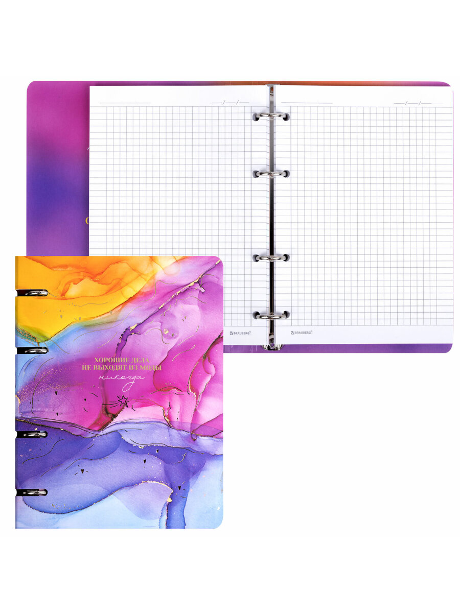 Тетрадь Brauberg клетка - фото 4