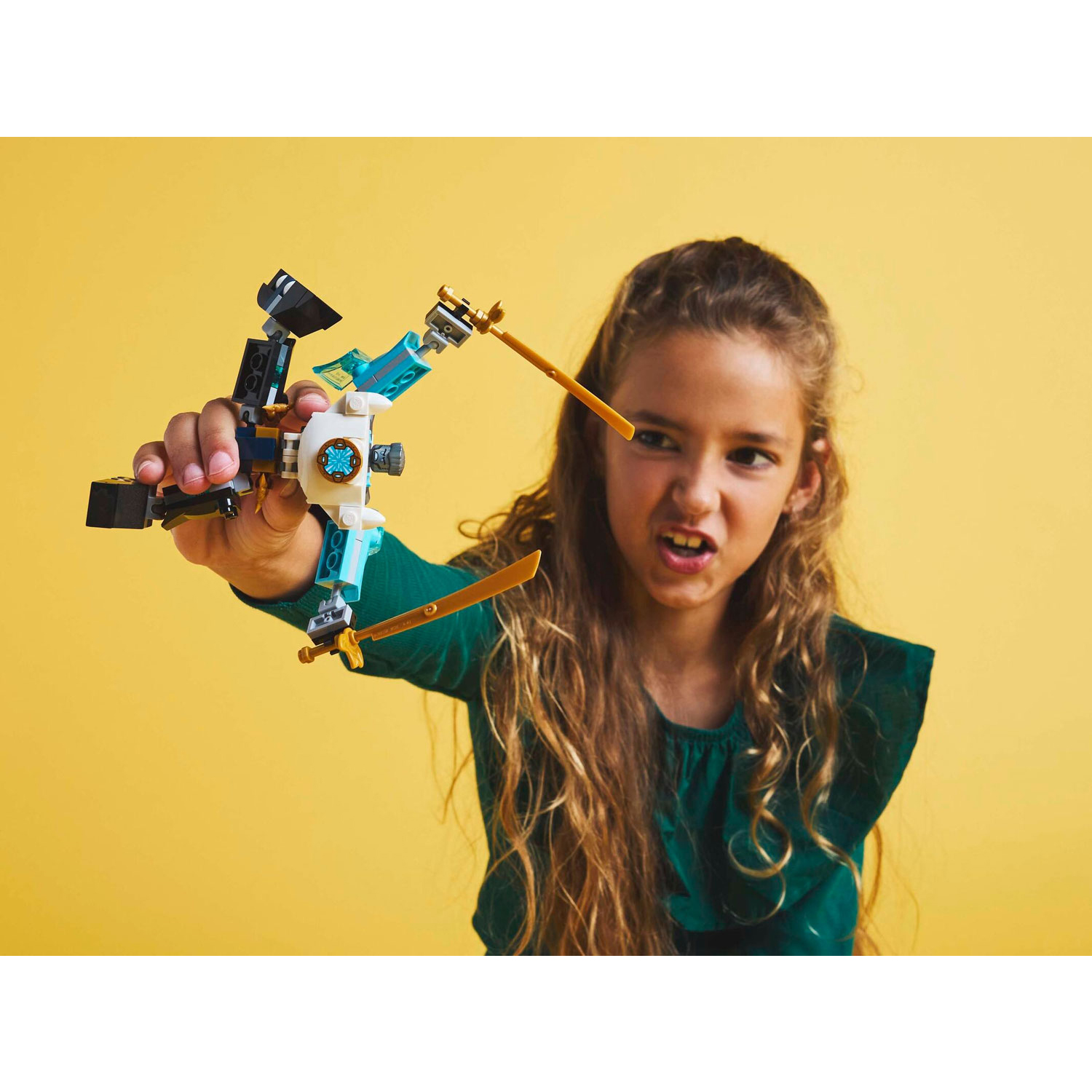 Конструктор LEGO NINJAGO Боевой робот-броня Зейна 92 дет. - фото 5